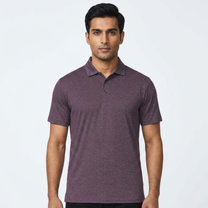 Chemises polo 2025 de haute qualité fabriquées en usine, T-shirt polo pour homme confortable et décontracté à manches courtes, facile à porter, chemises polo OEM - Product Image 1