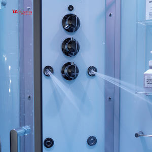 Case di vetro portatili bagno turco a vapore portatile s.s rubinetto in ottone a cascata getti in ottone doccia con massaggio - Product Image 4