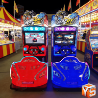 Simulateur de course automobile d'arcade à monnayeur ZDYS pour 2 joueurs, machine de jeu commerciale