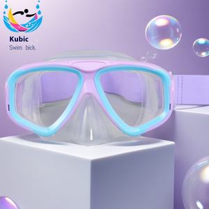Nouveau masque de plongée à séchage rapide avec lunettes en silicone anti-buée et bandeau en tissu, lunettes de plongée humides/sèches - Product Image 2
