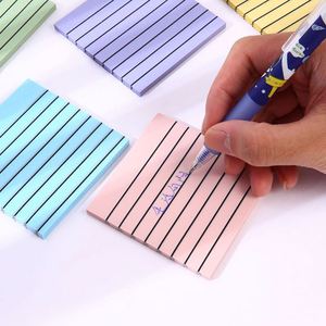 Papeterie Kawaii HengXin Shining, notes autocollantes transparentes, couleurs macaron, auto-adhésives, papeterie de haute qualité, aspect élégant - Product Image 1
