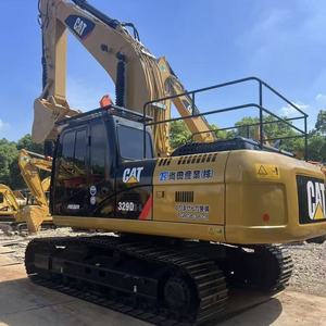 Excavatrice sur chenilles longues Caterpillar 329D2L d'occasion, 29 tonnes, Stage IIIA, faible nombre d'heures, pour la construction, exportation Afrique et Amérique du Sud - Product Image 1