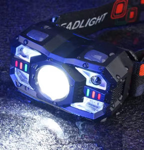 2025 yeni Cob süper parlak 1200mah 5 modları hareket sensörü güç Usb şarj edilebilir meşale taktik el feneri Led far - Product Image 5