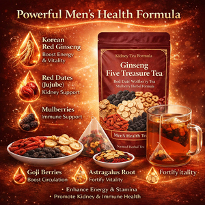 Ginseng Five Treasure Tea Manufacturer Direct Men s <strong>Health</strong> Energy Immune Support Supplement - Product Image 1