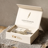 Boîte cadeau parfumée blanche haut de gamme personnalisée et boîte magnétique pour parfum avec boîte en papier et emballage de présentation pour parfum