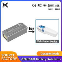 Batterie au lithium personnalisée pour les appareils de visualisation veineuse, détecteur de veines AccuVein AV400 BA400, conforme à la réglementation européenne, OEM ODM