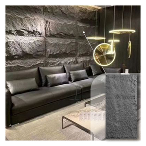 Matériaux en pierre PU décoratifs d'intérieur, panneau mural à <span class=keywords><strong>effet</strong></span> 3D pour utilisation en intérieur - Product Image 3