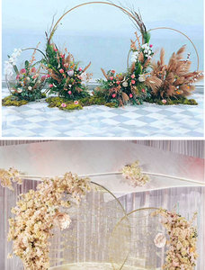 Outdoor <b>Wedding</b> Props Suppliers Reusable Removable Iron Decoration Arbor Metal Balloon Round <b>Wedding</b> Arch <b>Frame</b> - Product Image 3