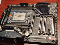 CPU Threadripper 3960X 3.8GHz 64-Bit Bekas + Motherboard Gigabyte TRX40 Aorus Pro WiFi Soket STRX4 untuk Virtualisasi Server
