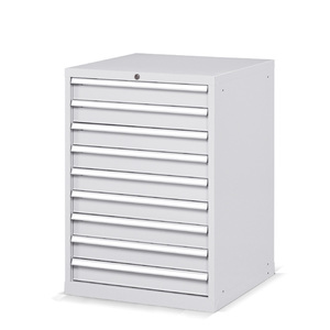 Fami Flexa Series <b>Drawer</b> Cabinet 9 <b>Drawers</b> 717x600x1000 Mm Light Grey Ral7035 <b>Tool</b> Storage - Product Image 1