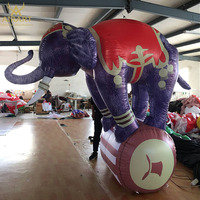 Ballon gonflable en forme d'éléphant ou d'animal, accessoire de décoration, personnalisé, 1 pièce