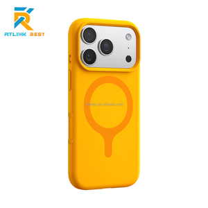 Funda Protectora de Silicona con Carga Magnética, Forro Suave Anticaídas, para <span class=keywords><strong>iPhone</strong></span> 17 18 Pro Max - Product Image 1