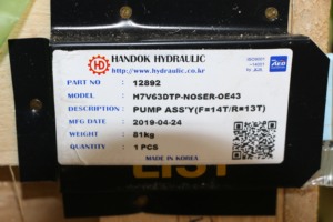 Repuestos para Excavadora, Bomba Hidráulica Sk135-8 Sk140 Yy10v00030f2 Yy10v00013f5 K7V63 K7V, Pistón Axial de Repuesto - Product Image 4