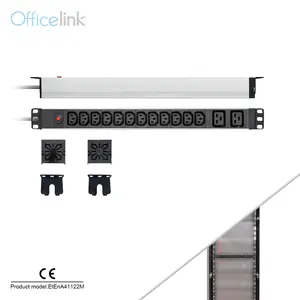 带IEC C13 IEC C19和热断路器的PDU插座