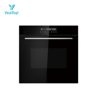 Four encastrable électrique en acier inoxydable 70L avec grill, ventilation par convection, minuterie, appareil électroménager