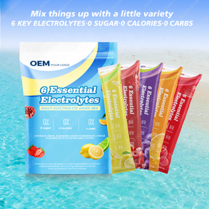 Sobres de Polvo para Bebida Energética Personalizada, Suplemento de Electrolitos para una Mejor Hidratación, Vitaminas, Suplemento para el Cuidado de la Salud - Product Image 3