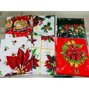 Rideaux en toile de Noël 2m x 2,5m, design en panneaux pour chambre à coucher, style moderne, tissu polyester - Product Image 5