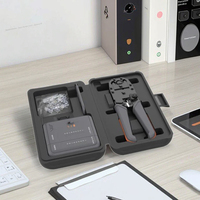 Kit d'outils réseau JM-GTW5N Pince à dénuder et testeur de câble RJ45 Ensemble d'outils avec connecteur de câble inclus