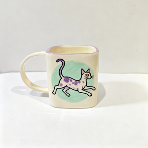 Taza de Café de Porcelana Hecha a Mano Personalizada - Diseño Egipcio Pintado a Mano - Regalo Perfecto para las Fiestas - Product Image 6