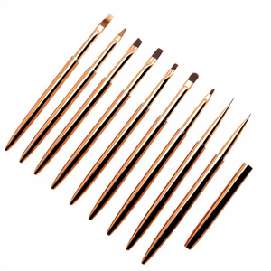 Stylo de traçage pour nail art en métal, gel UV, outil de dessin et de sculpture 3D - Product Image 2