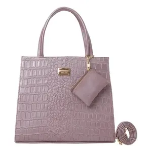 Bolso Tote de Lujo para Mujer Fana Kala, con Estampado de Cocodrilo, en Microfibra y Cuero Sintético, Cierre de Solapa Cruzada, Estilo Casual - Product Image 1