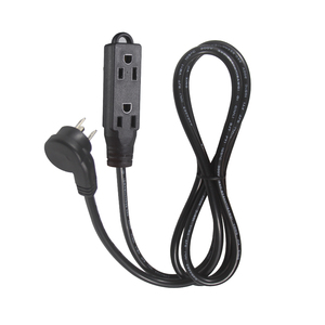 American Plug 3 in 1 Canada Canada 3pin NEMA 5-15P to Female <strong>Socket</strong> Power <strong>Extension</strong> <strong>Cord</strong> Power Strip - Product Image 4
