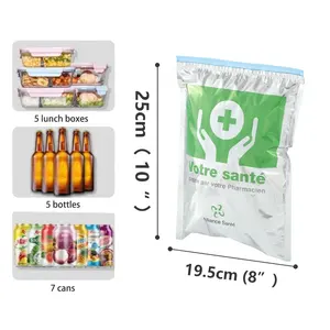 Environmental Insulated Bag Cooler Protection Safety Waterproof Reusable Thermal Bags Foil Plastic Hot Cold Bag