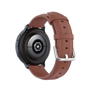 สายนาฬิกาหนังแท้หรูหราสำหรับ Garmin <span class=keywords><strong>vivomove</strong></span> Sport <span class=keywords><strong>venu</strong></span> 2 plus Forerunner 158 vivoactive 4สาย20มม. 22มม. - Product Image 5