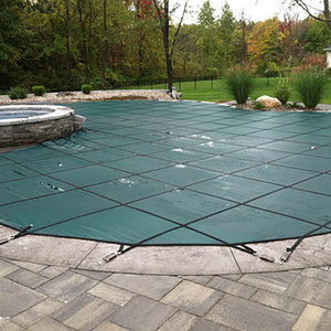 96% אבטחה בבריכה-כיסוי פוליפרופילן 100% בריכת שחיה כיסוי שמש 18 36 רגל 17 רגל אודם - Product Image 2