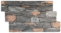 Panneau mural en pierre 3D en PU, imperméable, léger, en polyuréthane, pierre artificielle imitation pierre de culture pour la décoration extérieure des villas