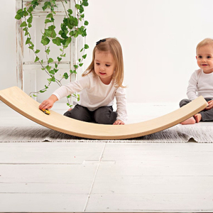 LM KIDS Montessori Kids Balance <span class=keywords><strong>Board</strong></span> multifunzione surf Fitness <span class=keywords><strong>Training</strong></span> Wobble <span class=keywords><strong>Board</strong></span> per bambini Baby Yoga Curvy <span class=keywords><strong>Board</strong></span> - Product Image 4