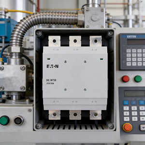Contacteur DILM750/22(RA250), 3 pôles, 750A, 400 KW, 2 N/O, 2 NC, 110 - 250 V 50/60 Hz, AC/DC, pour équipement de machine-outil - Product Image 1