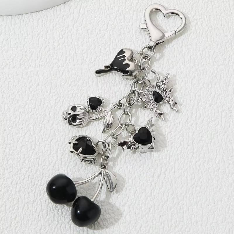 Black cherry keychain