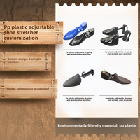 Supports de chaussures réglables en plastique, formes de chaussures à ressort rétractables, embauchoirs pour maintenir la forme des chaussures, adaptés à la plupart des chaussures.