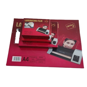Film de pochettes de plastification mat antistatique de taille a4 Film de plastification PET 125mic A4 80mic - Product Image 1