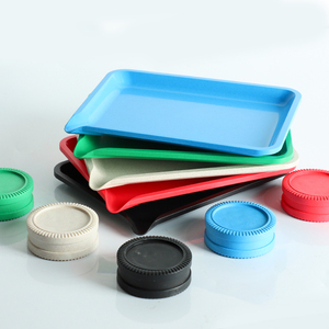 <span class=keywords><strong>Plateau</strong></span> roulant biodégradable écologique personnalisé avec logo d'usine, accessoires pour fumeurs, pour broyeur d'herbes et plateaux de service de tabac - Product Image 1