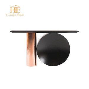Table <span class=keywords><strong>d</strong></span>'entrée en marbre moderne pour salon, chambre à coucher, table <span class=keywords><strong>console</strong></span> moderne et bon marché pour la <span class=keywords><strong>d</strong></span>écoration et le couloir - Product Image 4