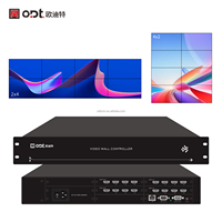 ODT 8x8 untuk Prosesor Matriks (Logam) untuk Pusat Komando Keamanan 4-8 Input 8-8 Output Video Wall Splicer Ruang Konferensi