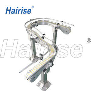 Sıcak satış süt için esnek plastik konveyör | Alkolsüz içecekler teslimat hattı ile güç dayanıklı motorlu konveyör - Product Image 3