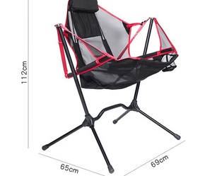 Sillón plegable de aluminio ligero, nuevo diseño para picnics al aire libre, patios, pesca, actividades en la playa para adultos y familias - Product Image 5