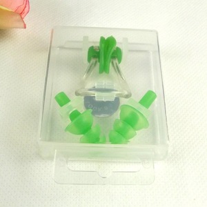 ชุดที่อุดหูแบบคลิปหนีบจมูก ซิลิโคนอ่อนนุ่ม ป้องกันการสูดดมขณะว่ายน้ำ สีผสม 3x1.5 ผลิตจาก PVC เป็นมิตรกับสิ่งแวดล้อม - Product Image 5