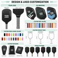 Paleta de Pickleball con Logotipo Personalizado OEM G5-4, Núcleo de Espuma EPP, Fibra de Carbono T700, Aprobada por la USAPA, Ligera, Venta al Por Mayor, Marca Privada