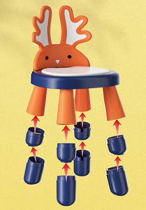 <span class=keywords><strong>Chaise</strong></span> haute multifonctionnelle pour bébé, robuste, ergonomique et idéale pour les nourrissons et les tout-petits - Product Image 5