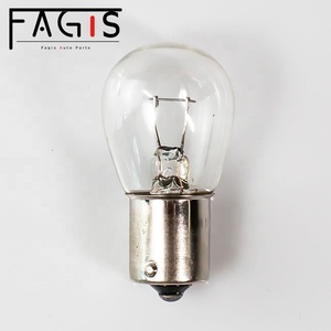 S25 1156クリアカーテールバルブ12v 21w ba15sオートターンライトランプp21w - Product Image 1