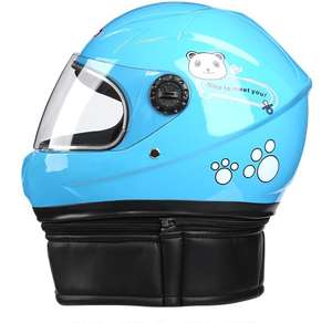 Casco per Bambini Vendita Diretta dalla Fabbrica con Pettorina Staccabile <span class=keywords><strong>Caschi</strong></span> Termici Rinforzati Staccabili e Lavabili Integrati - Product Image 5