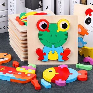 Rompecabezas de Madera 3D de Animales, Juguete Educativo Sensorial Montessori de Matemáticas para Niños de 8 a 14 Años, Colorido, Menos de 50 Piezas - Product Image 6