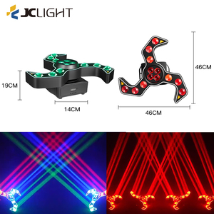 Lumière d'effet LED <span class=keywords><strong>Moonlight</strong></span> Blade pour bar de fête, Rgbw 4 en 1, lumière de tête mobile colorée en forme de lune, de sabre et d'œil d'abeille - Product Image 4