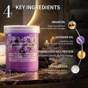 Maschera Professionale per <span class=keywords><strong>Capelli</strong></span> all'Ingrosso, Profumo di Lavanda, Non Unta, Riparazione Danni da Calore, Nutriente, Personalizzabile per Salone - Product Image 2