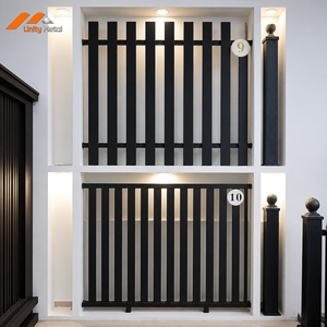 Valla de Aluminio con Recubrimiento de Polvo Negro para Proyectos de Jardín, Venta al Por Mayor - Product Image 4