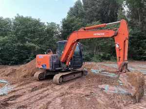 Excavatrices Hitachi ZAXIS 60 d'occasion certifiées CE EMC, mini-excavatrice sur chenilles de 6 tonnes, pompe hydraulique Hitachi, moteur importé du Japon - Product Image 3